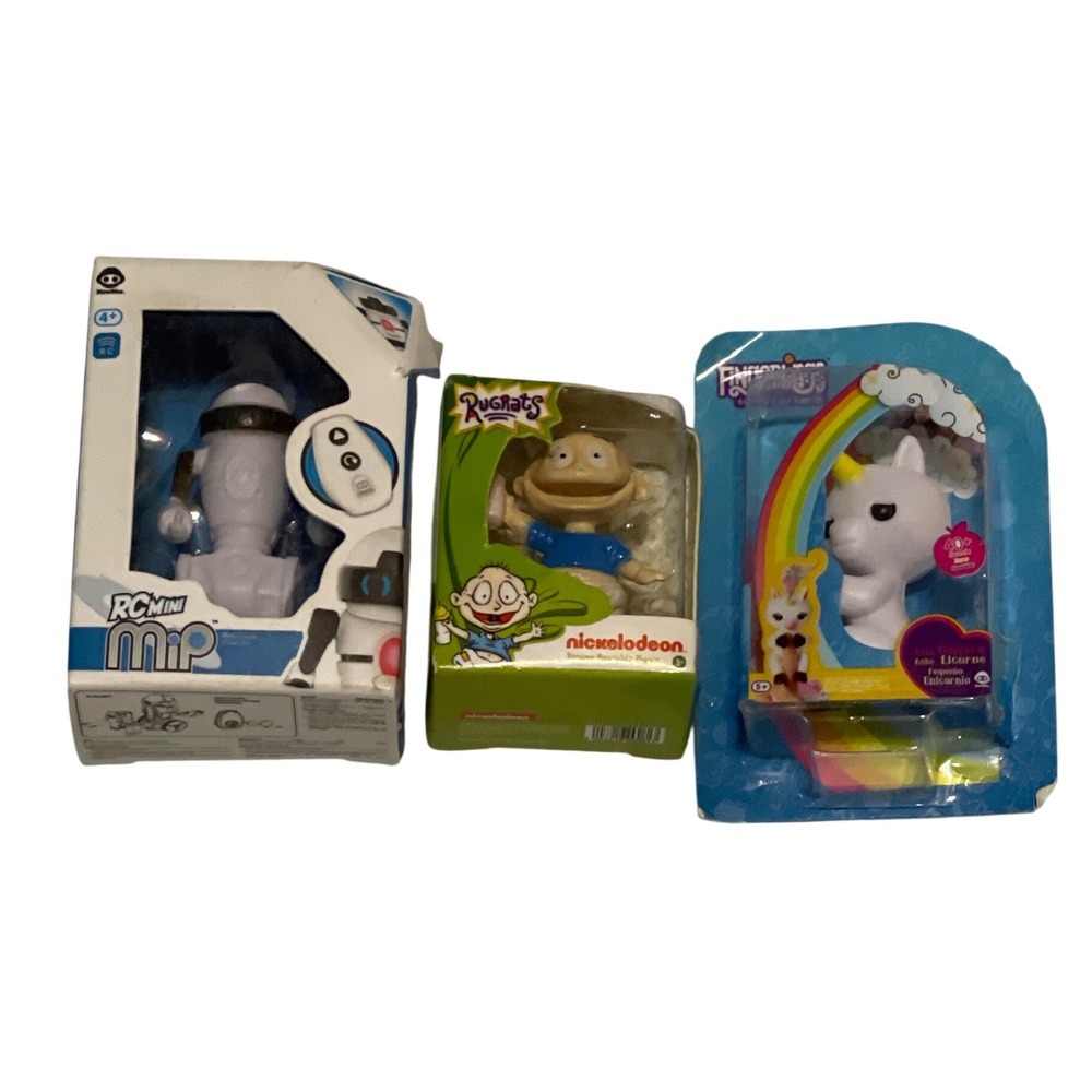 Toy Lot WowWee RC Mini MiP Rugrats Tommy Pickles Fingerlings‎ Gigi Unicorn